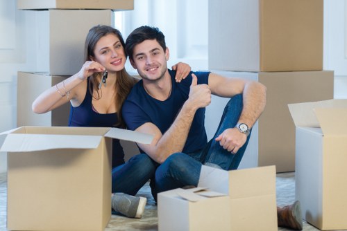 Commercial moving team handling office relocation in Crystalpalace
