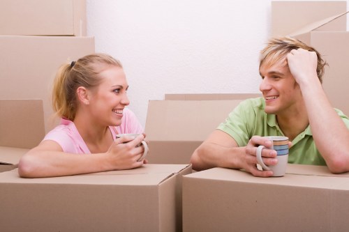 Packing and furniture handling during a local home move