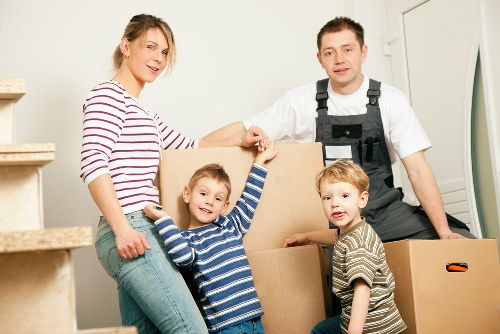 Removal team handling a home move in Crystal Palace