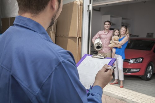 Checklist and packing materials for a local move in Crystal Palace