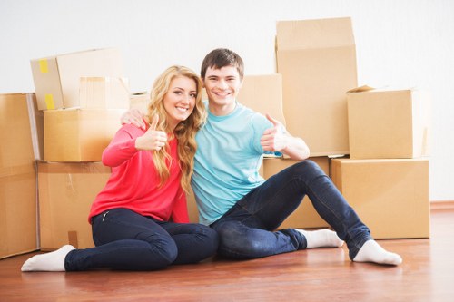 Van loading for a Crystal Palace house or flat move