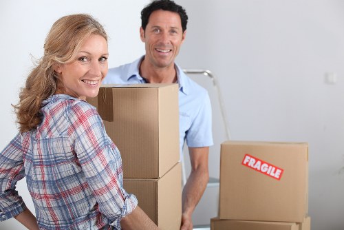 Local helper moving household items for a Crystal Palace customer