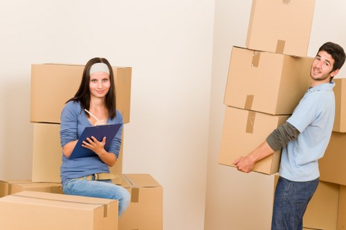 Local man with van helping with furniture transport in South London